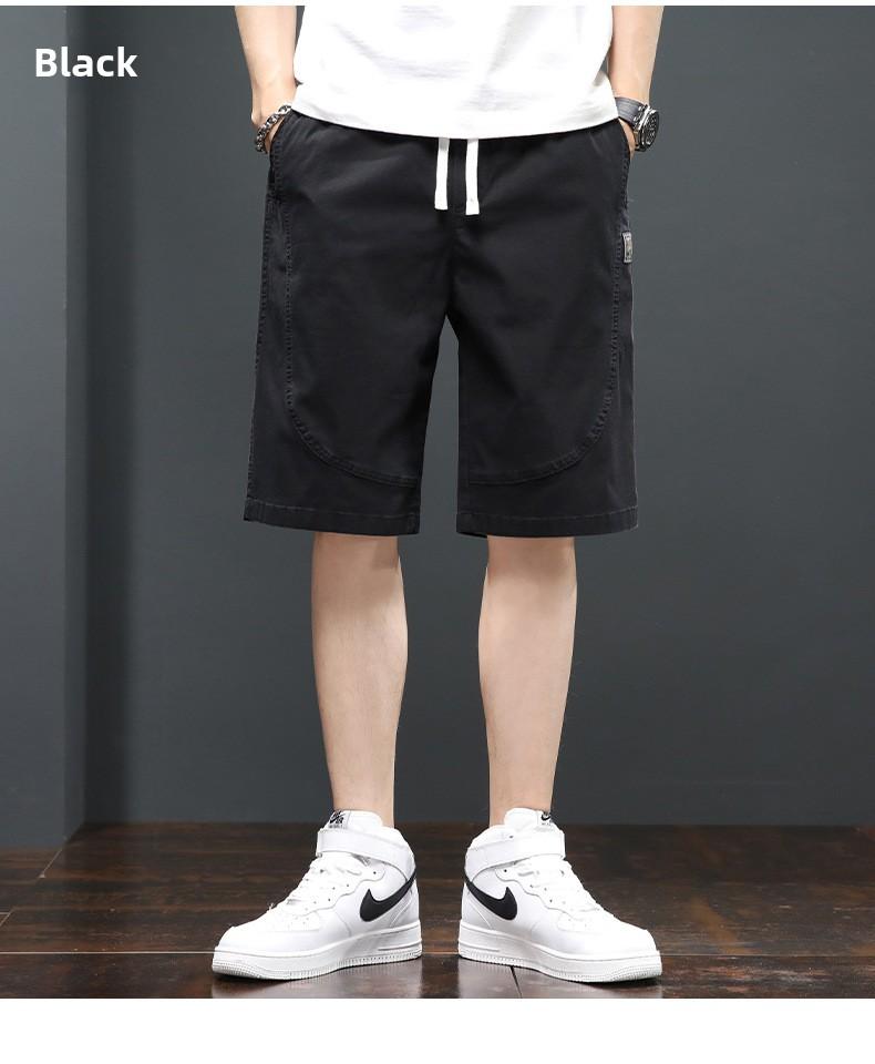 Product Introduction of Men's summer shorts, loose and comfortable, knee-length shorts for men, casual five-inch shorts, lightweight and comfortable. 2
