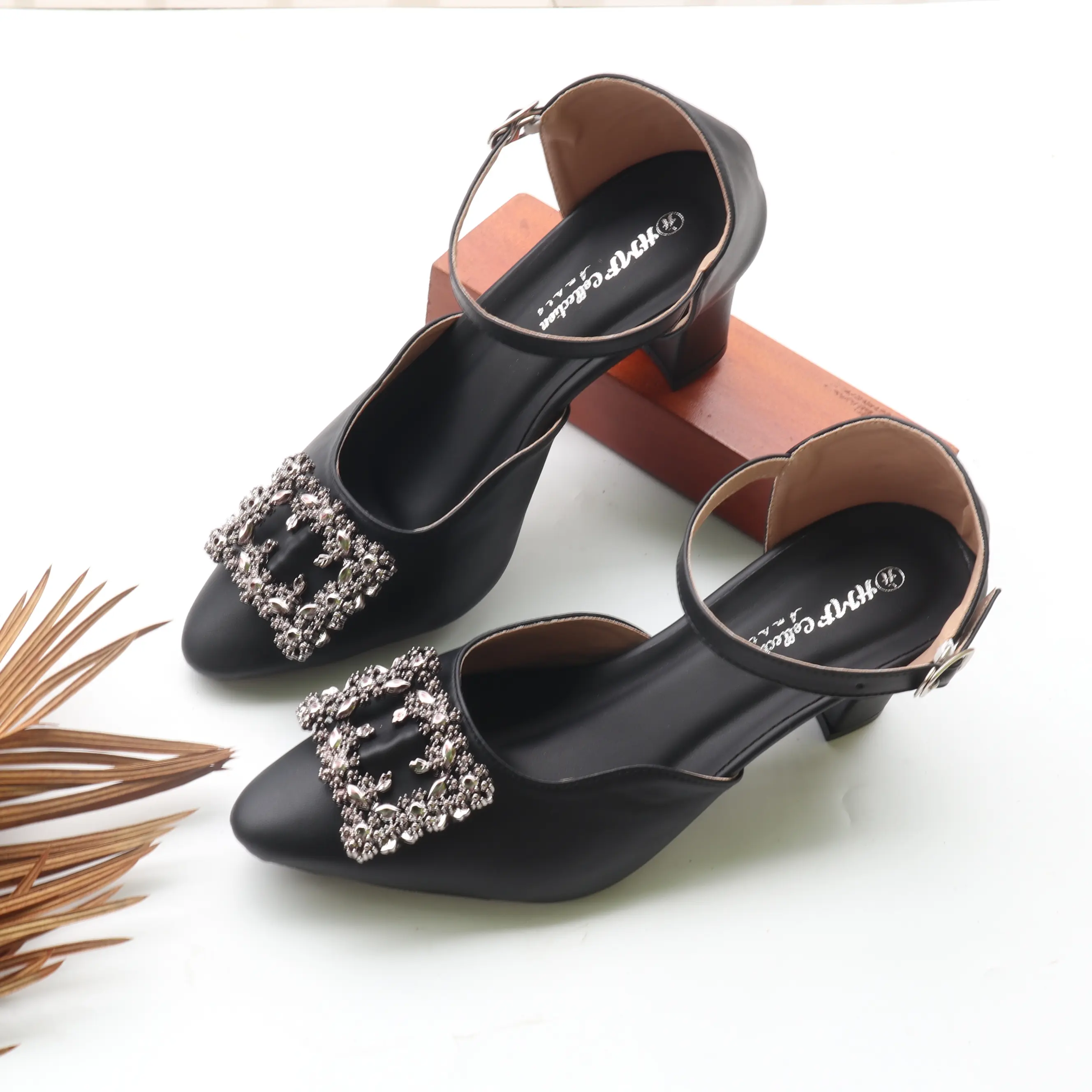 HMF Sasi High Heels Mules Wanita 7 cm AR07