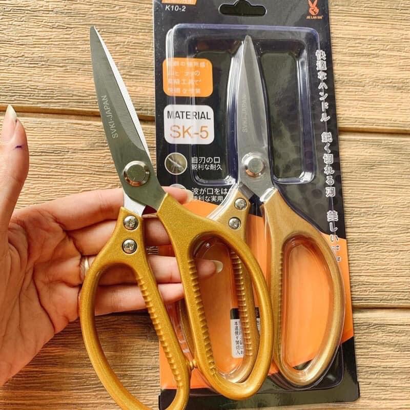 (1 cái) Kéo cắt gà SK5 siêu sắc cán sắt