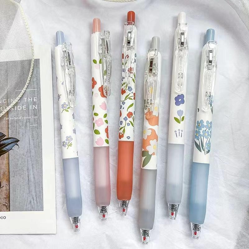 Product Introduction of Gel Pen Pulpen 6PCS DAN 5PCSGel Retractable Tinta Hitam 0.5mm  /PULPEN GEL MEKANIK POLOS ISI /alat tulis murah 6