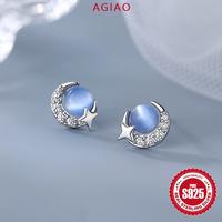 Gambar AGIAO Anting-anting Bintang Dan Bulan Berkilau Kecil Perhiasan Telinga Batu Mata Kucing Biru Yang Indah Untuk Gadis - Biru-4mm, 8mm dari A.GIAO.ID Kab. Gresik 4 Tokopedia