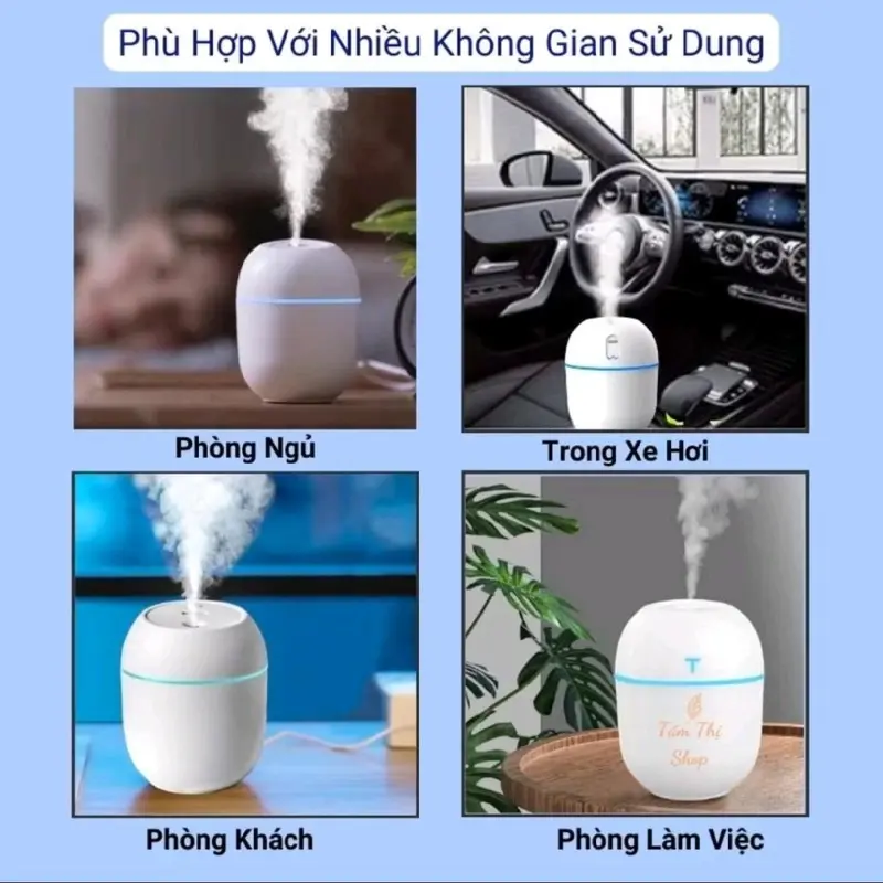 [Số lượng có hạn] Combo 6 tinh dầu xông phòng 6 mùi tặng kèm 1 máy xông máy phun sương ,15-20m combo trải nghiệm giá chỉ 89k 3