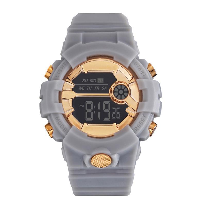 Product Introduction of Đồng Hồ Đeo Tay Thể Thao Reloj Cho Nam, Thời Trang Mới, Màn Hình Điện Tử, Không Thấm Nước, Lcd, Kỹ Thuật Số, Đồng Hồ Bấm Giờ, Ngày Tháng, Cao Su 43