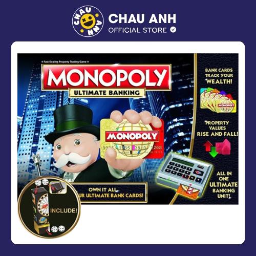 Bộ Cờ Tỷ Phú Monopoly Ultimate Banking 4.0 ATM có máy ngân hàng điện tử quẹt thẻ tự động