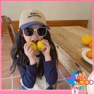 AZAHRA Kacamata Hitam Gaya kotak Anak-anak oversize kids Sunglasses Fashion Sunglasses Kacamata Fashion 0
