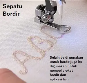 SEPATU JAHIT BORDIR DARNING FOOT