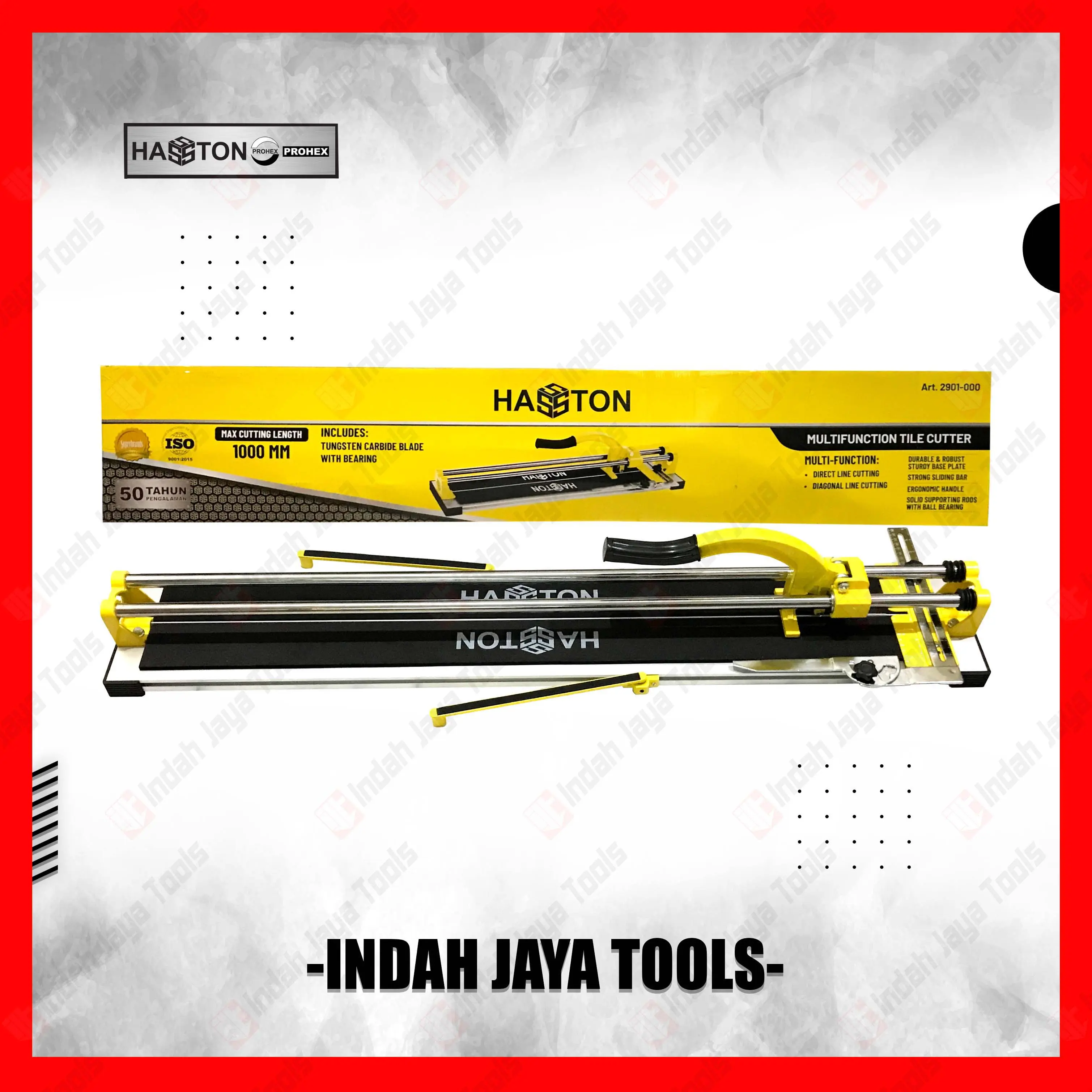 HASSTON 2901-000 Alat Potong Keramik Manual 100 cm Tile Cutter Granit
