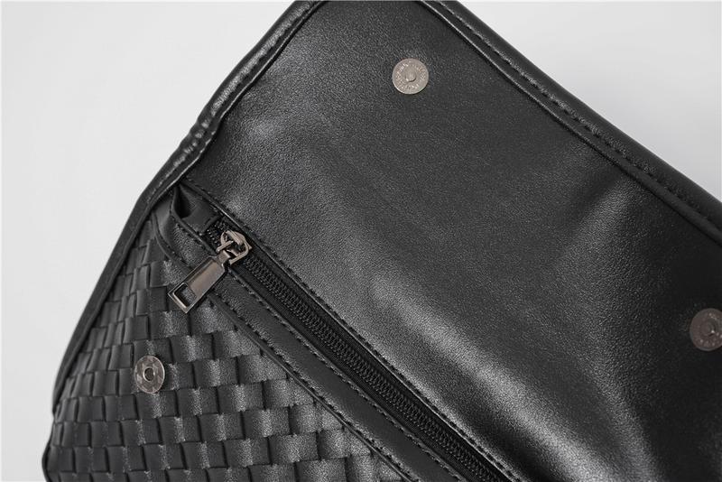 Product Introduction of Japan Fashion Braided Chest Bag Casual Shoulder Bag CrossBody Bag Tiger-head Bag 12