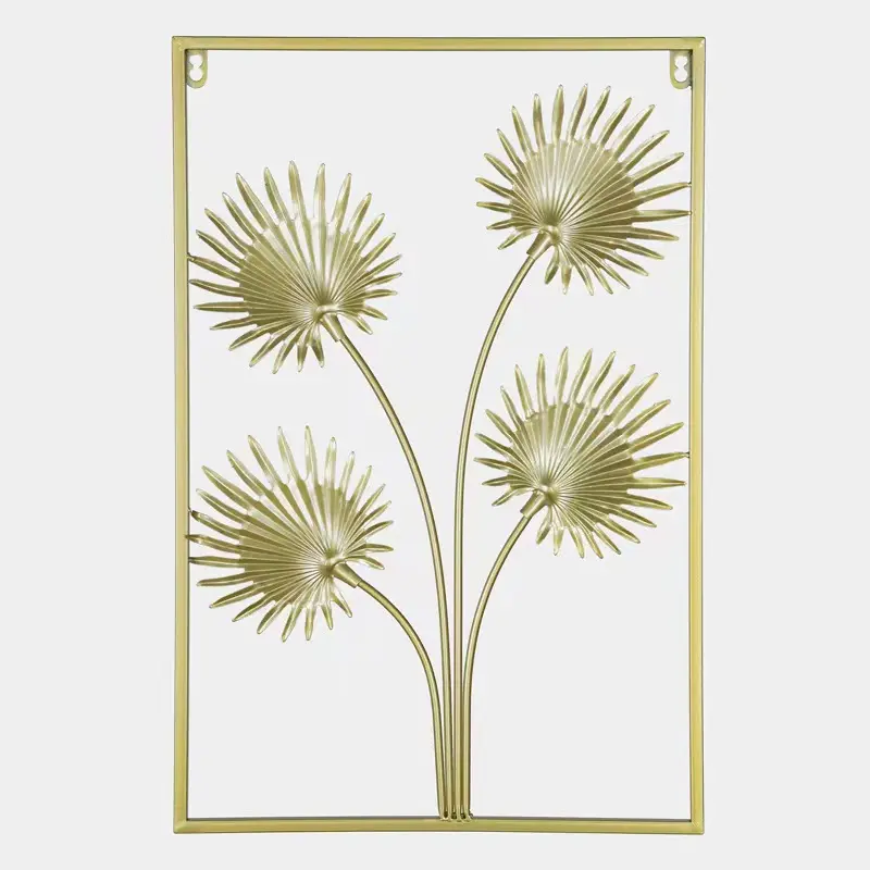 Wall Decoration Metal Leaf Wall-Mounted Hanging Ornament