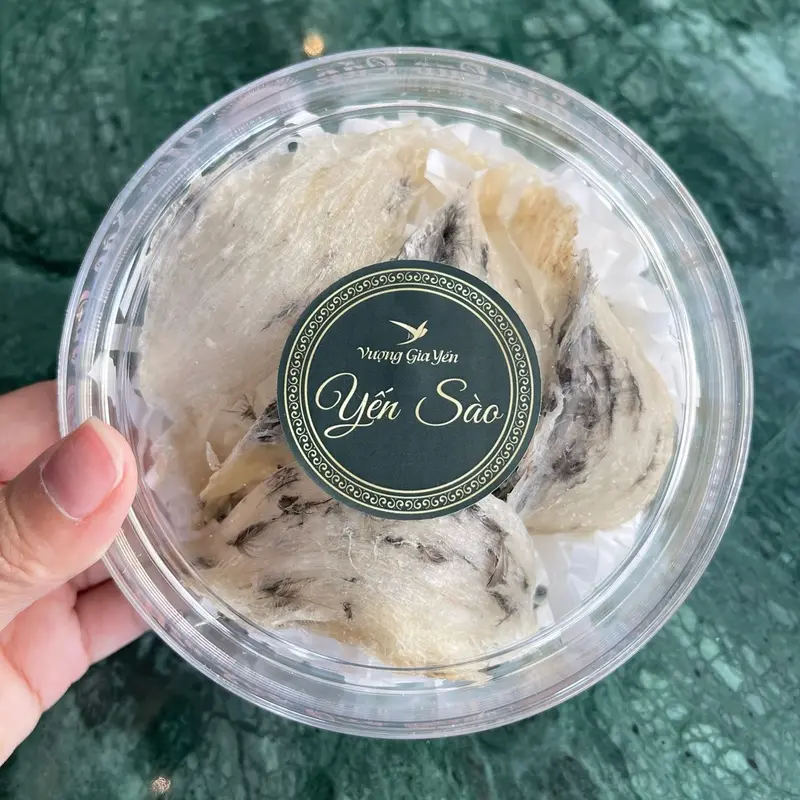 Tổ Thô Vip 2 tặng kèm Nhíp, Táo Đỏ, Đường Phèn - Yến Sào  Vượng Gia Yến 6