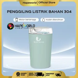 HAN RIVER GRINDER ELECTRIC SERBAGUNA GILING BIJI KOPI / KACANG / BUMBU HRYMJ01GN - GARANSI RESMI
