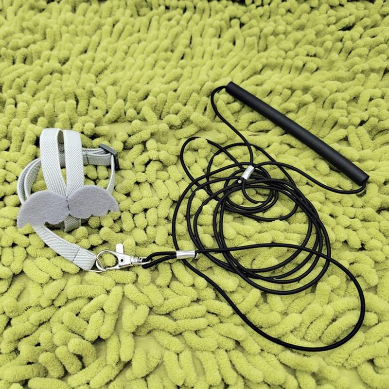 Product Introduction of Parrot Bird Flying Traction Rope Adjustable Ultra-light Harness Leash With Comfortable Handle For Cockatiel Small Birds hotsale 23