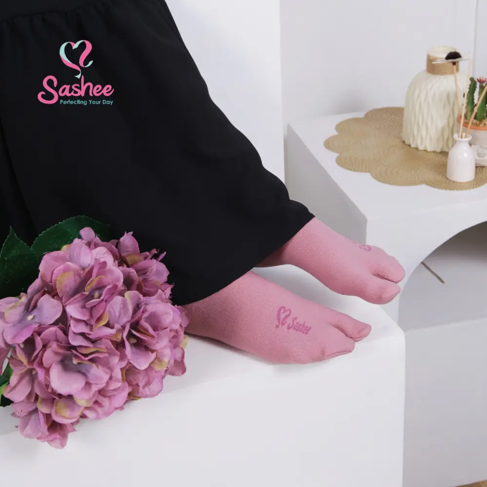 Kaos Kaki Sashee Anak Jempol Polos Warna Original Sashee Muslimah