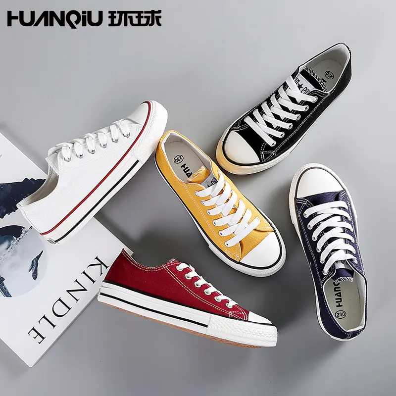 Canvas Shoes Spring 2024 New Ins Fashionable Versatile Student Couple Cloth Shoes Low-Top Shoes