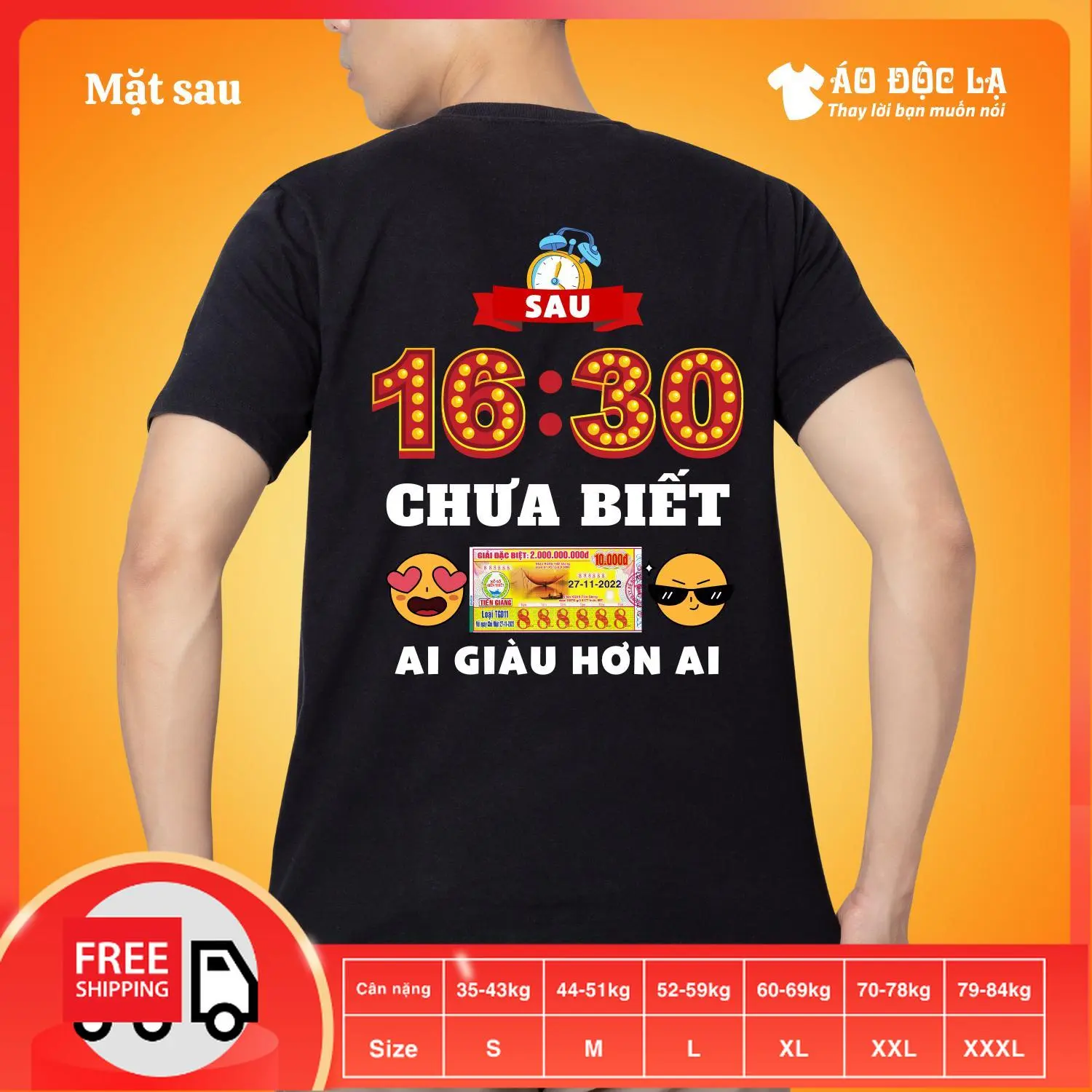 Áo phông - Sau 16h30 chưa biết ai giàu hơn ai