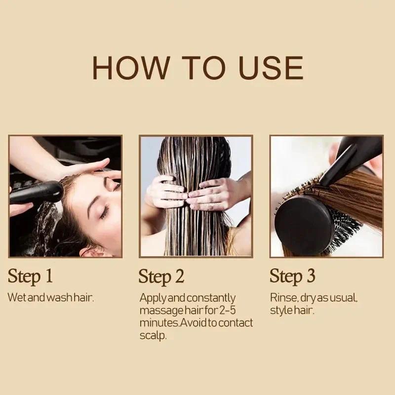 Product Introduction of Three piece set of fragrances, hair masks, dyeing and ironing care for dryness and irritability, shower gel and hair conditioner Haircare Hydrating Shampoo Keratin 11