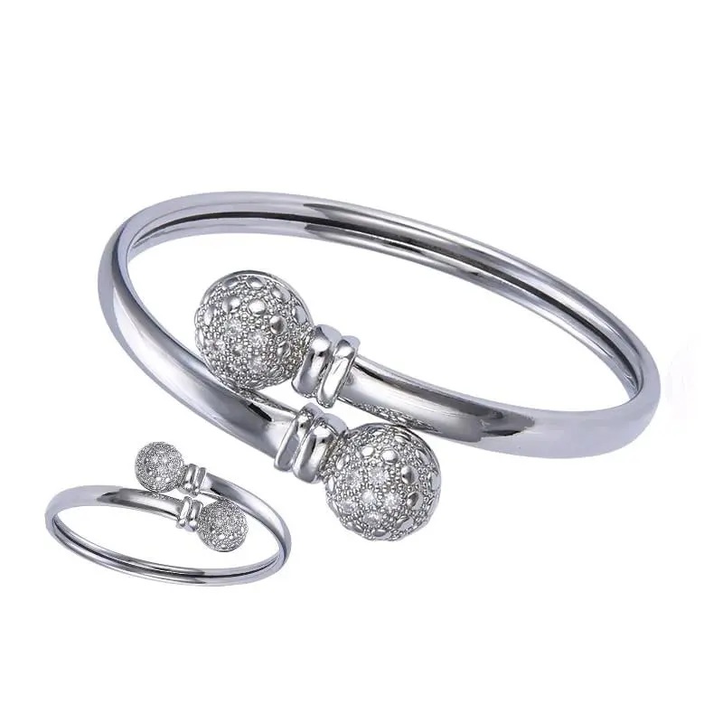 GELANG WANITA SILVER GRATIS CINCIN ANTI KARAT Pelapisan Logam Sukses