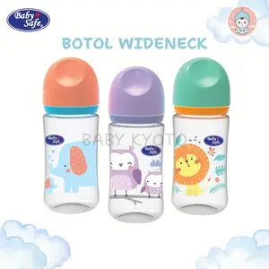 BK BabySafe Wideneck Bottle 250/125ml Botol Dot Susu Bayi Wide Neck Nipple Leher Lebar PP BPA Free