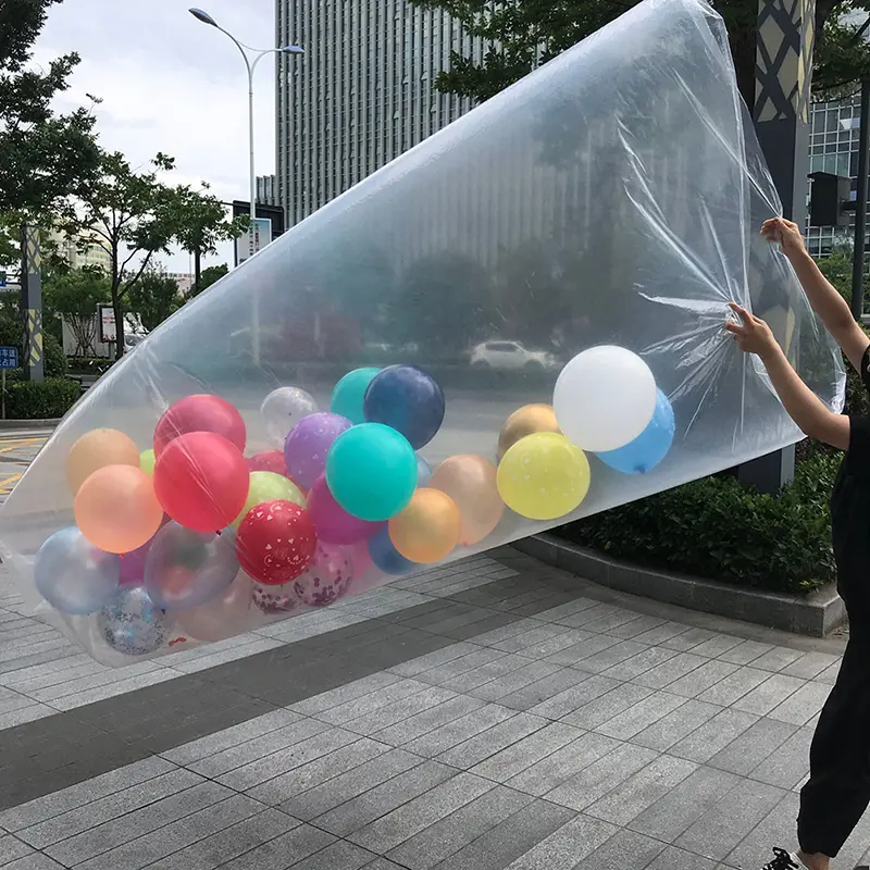 NNN-Túi Đựng Đồ Cho Ballon, Túi Nhựa Trong Suốt Lớn Và Lớn, Túi Đựng Đồ Tốt Nghiệp, Túi Đựng Đồ Thải Bỏ