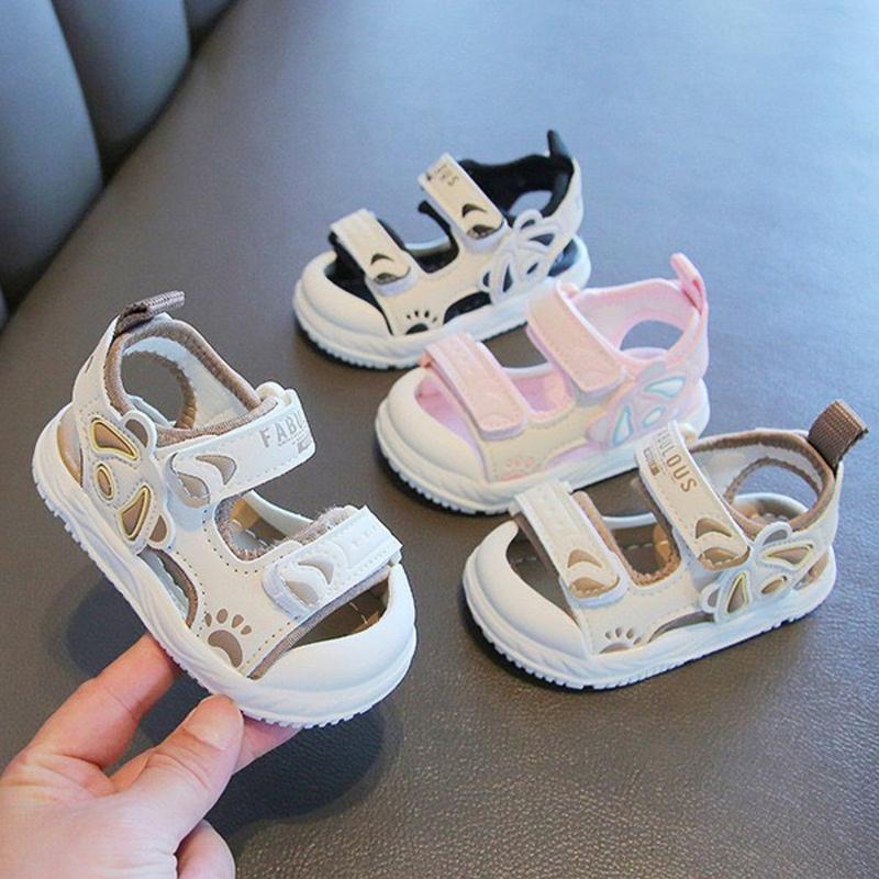 Sandal Thể Thao Phong Cách Thời Trang Đế Mềm Êm Chân Họa Tiết Dễ Thương Cho Bé (6789) Dép Sandal Giày Jean Kem