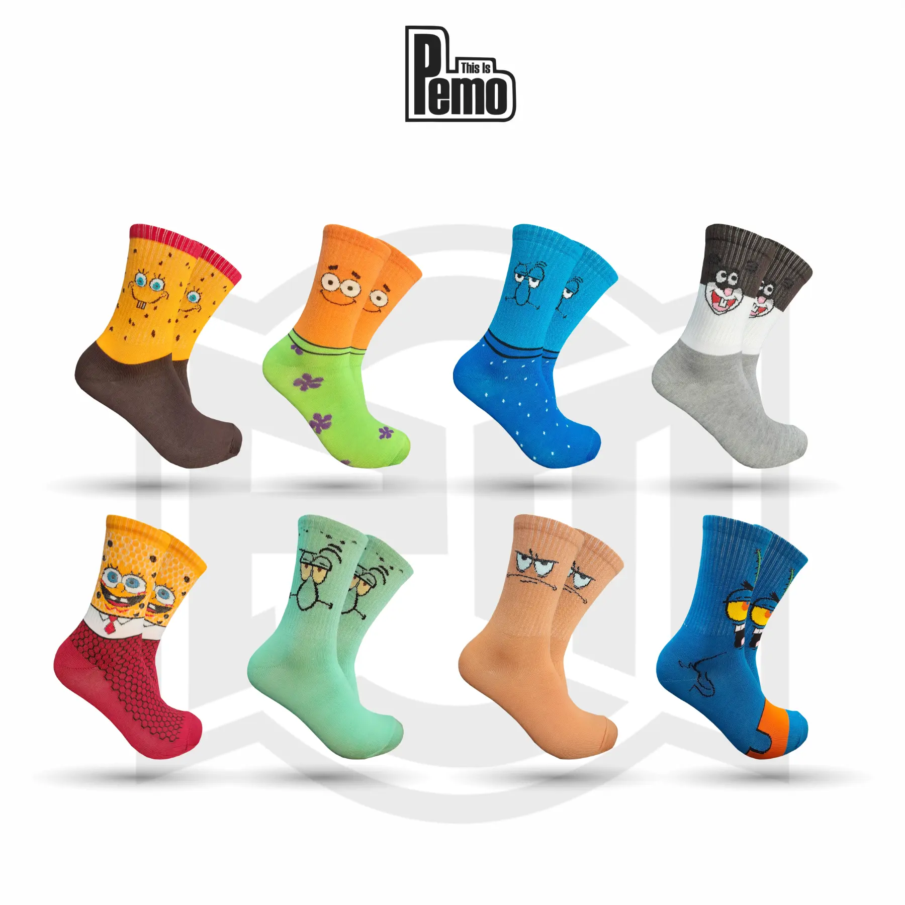 THIS IS PEMO - Kaos Kaki OldSchool Skate PREMIUM // Spongebob Series