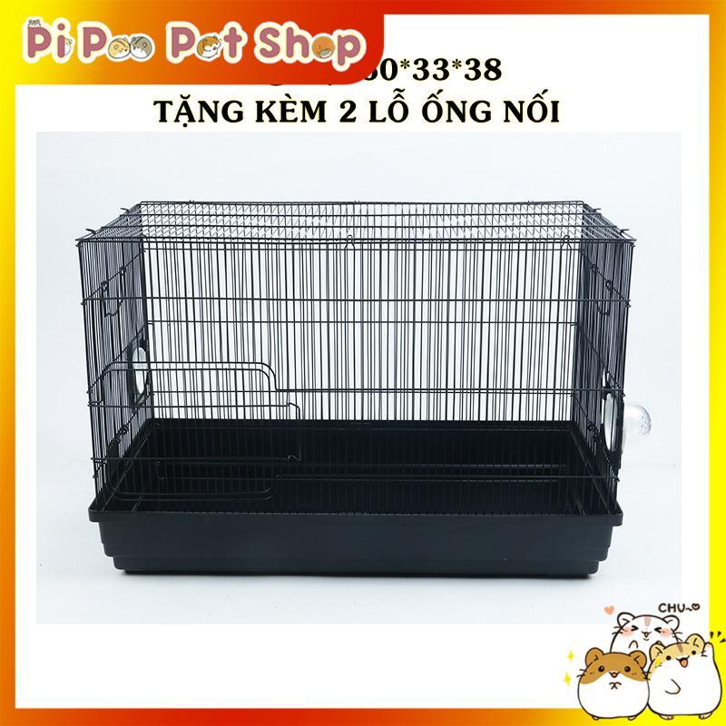 Lồng đại 60cm cho hamster - có sẵn 2 lỗ ống nối 0