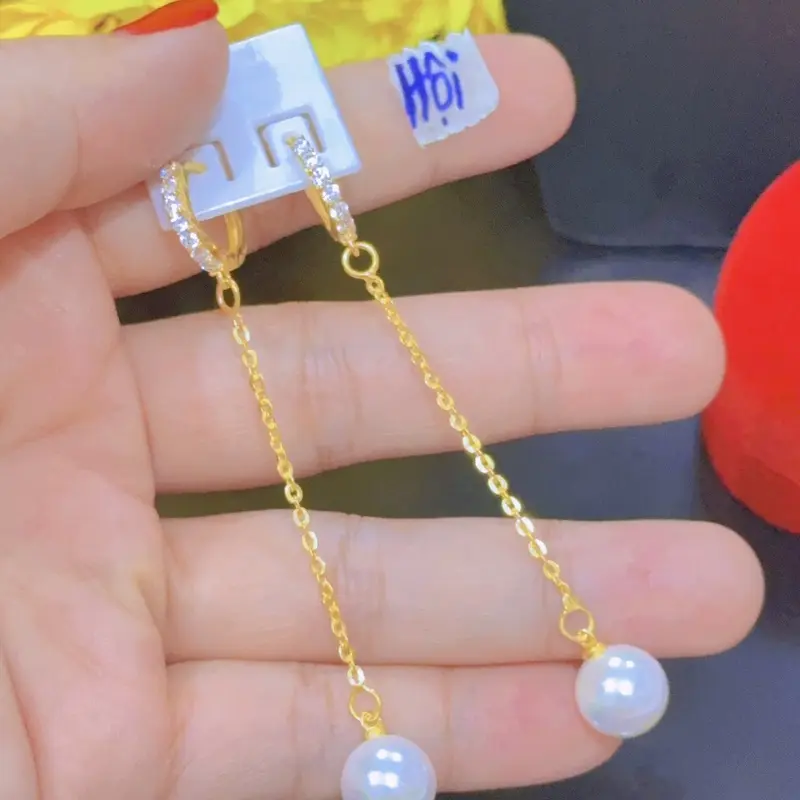 Bông tai hội M116 xinh bền màu  ,  nữ tính thiết kế Lovely ,   Trang Sức Phụ kiện