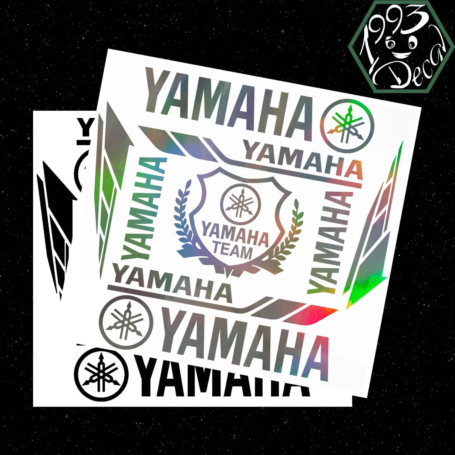 Bộ tem dán xe YAMAHA trang trí xe cách điệu nổi bật chống thấm nước nhiều màu sắc lựa chọn Nhãn Dán Decal Sticker