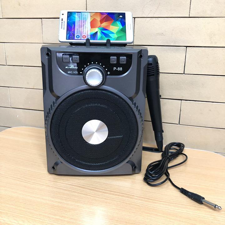 Loa hát karaoke P88 tặng kèm micro, bảo hành 3 tháng loa p88 Củ Loa Kem