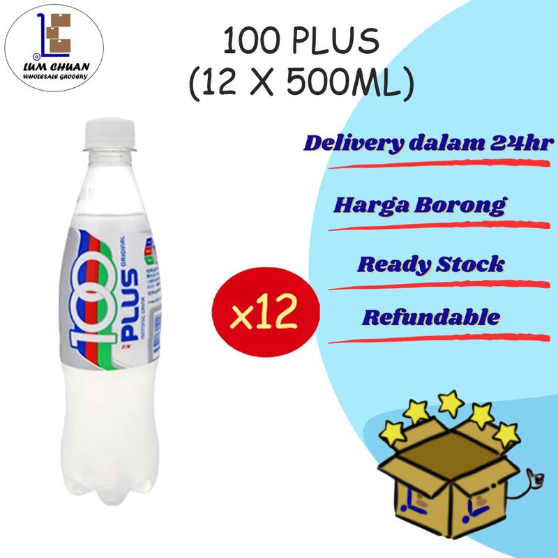 F&N 100 PLUS Regular (12 x 500ml)[SHIP WITHIN 24 HOURS] - TikTok Shop ...