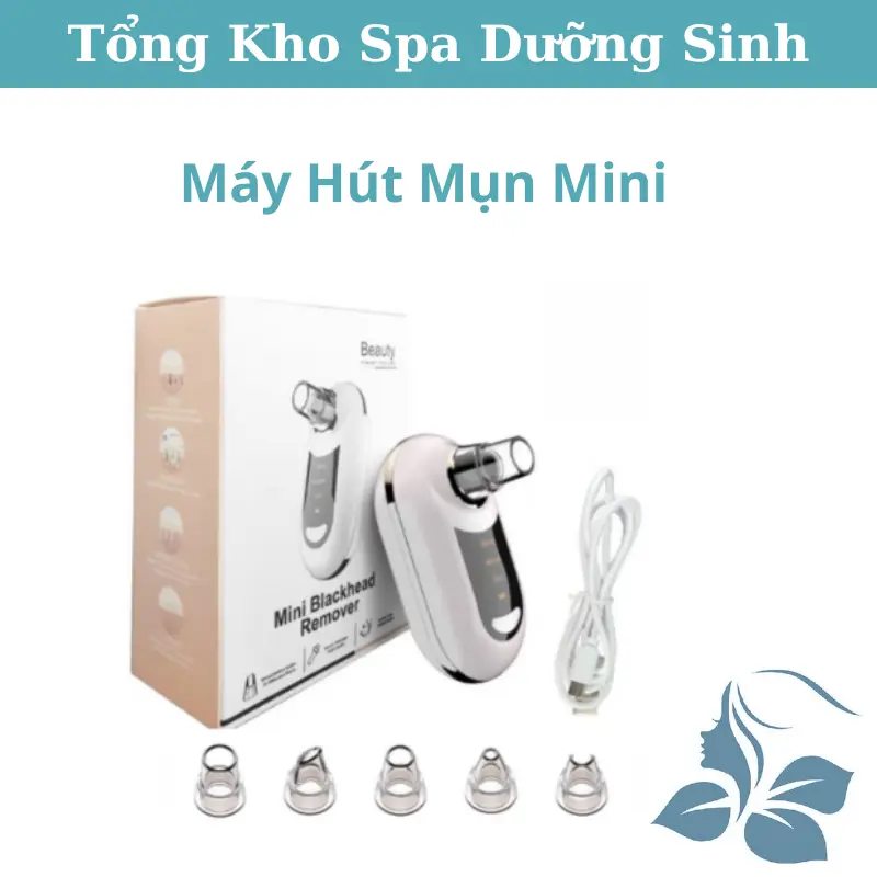 Máy Hút Mụn Cầm Tay Mini Tích Điện, 3 Cấp Độ Hút Mụn Đầu Đen Mụn Cám Sợi Bã Nhờn Skincare 0