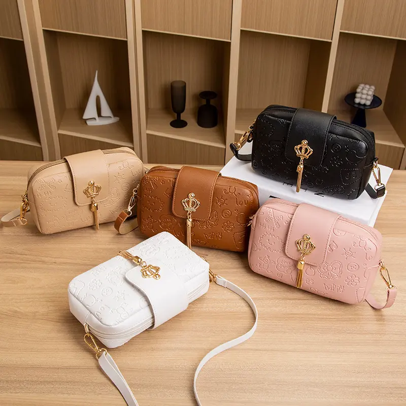 Printed Camera Bag 2022Ladies Bag Women's Bag Korean Fashion Mobile Phone Bag Fresh Sweet Shoulder Bag Women