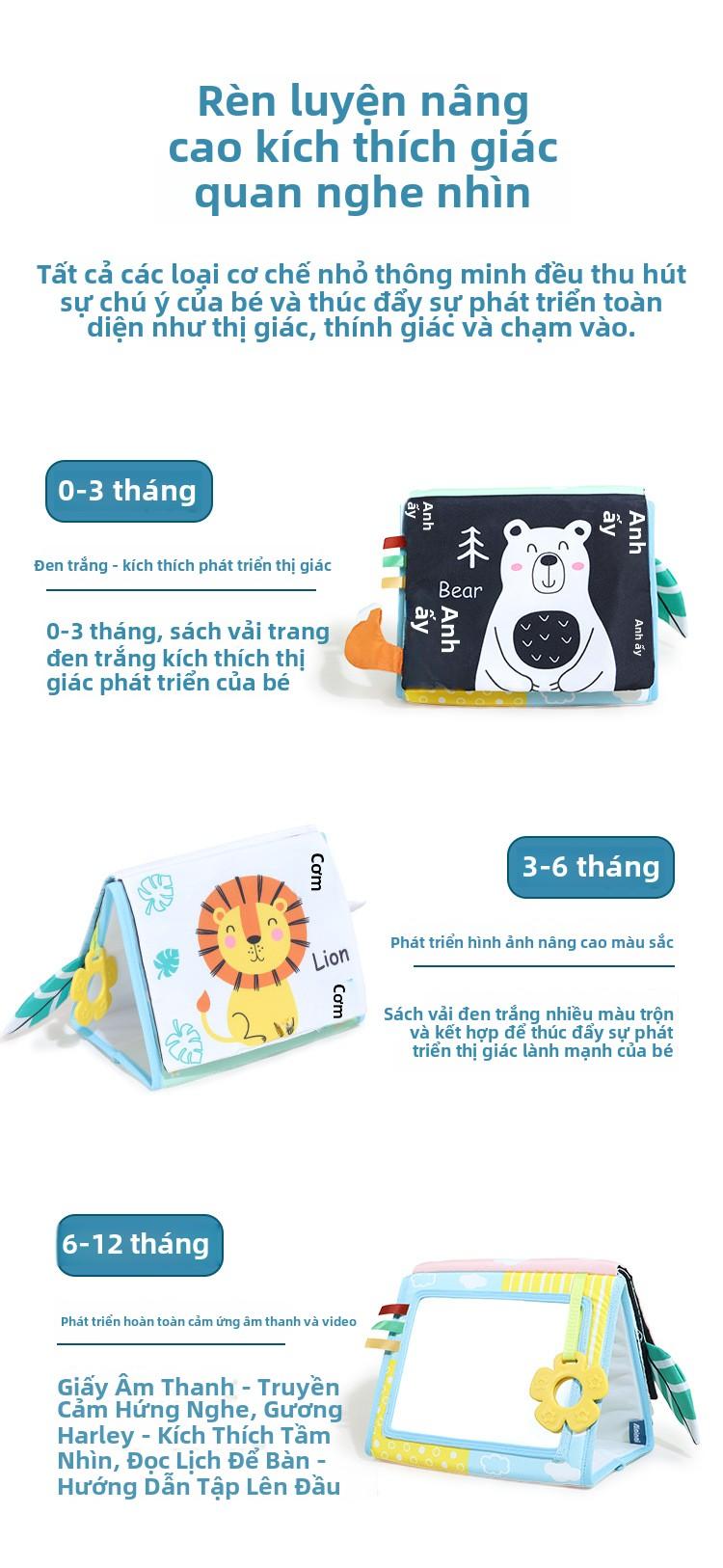 Product Introduction of Lịch Để Bàn, Aipinqi, Sách Vải, Để Huấn Luyện Đầu Lên Cho Bé Gương Vui Nhộn Khai Sáng Màu Sắc, Hàng Mới Về Năm 2025, Còn Hàng, Bán Chạy 11