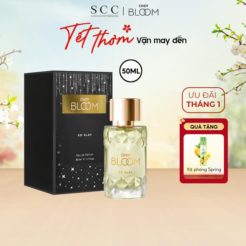 Nước hoa nữ CINDY BLOOM So Slay Eau de Parfum 50ml - Hương Cuốn Hút Thời Thượng Cá Tính Quatangbangai Quà tặng bạn gái
