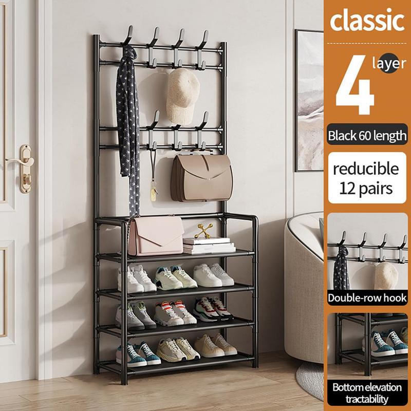 Byoqqwg- Storage Rack Organizer Sturdy Shoe Rack with Easy Assembly ...
