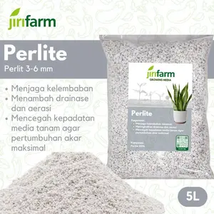 Jirifarm Media Tanam Expanded Perlite Ukuran 3-6 mm Kemasan 5 Liter Pasti Murahnya