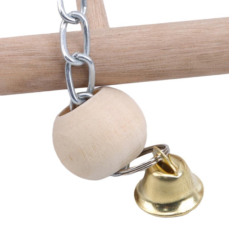Product Introduction of Bird Parrot Toys Wooden Hanging Swing Hammock Climbing Ladders Perches Toy Parakeet Cockatiels Bird Cage Supplies 10