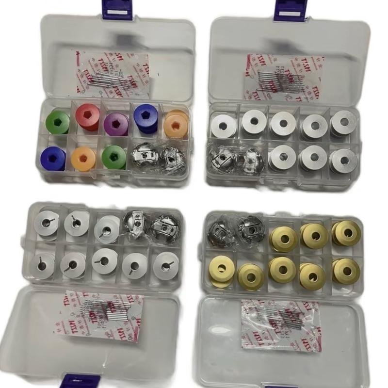 Hộp 16 suốt 2 thuyền và 1 vĩ kim tssm sử dụng cho máy may 1 kim công nghiệp