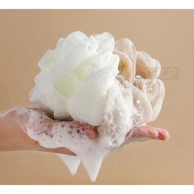 (Produk baru) SPONS MANDI Shower Puff Spon Mandi Besar Pengangkat Daki Sponge Busa Bagus Bulat 1