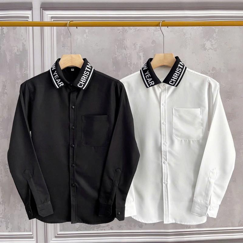 Áo sơ mi nam dài tay boy phố cao cấp mẫu mới Hot nhất hiện nayTiêu chuẩn cơ bản phù hợp Menswear 0