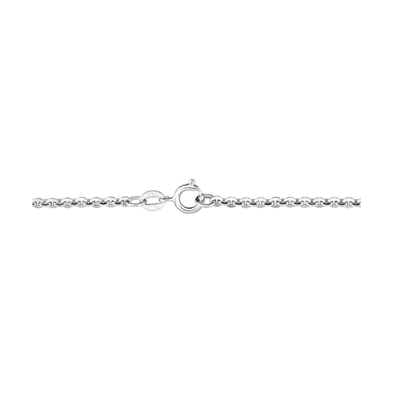 Dây chuyền bạc PNJSilver dây đan kiểu chữ cong 0000K000026 2