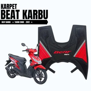 KM272 Karpet Motor Beat Karbu Tahun 2008 - 2012 Bahan Karet Tebal karpet motor beat