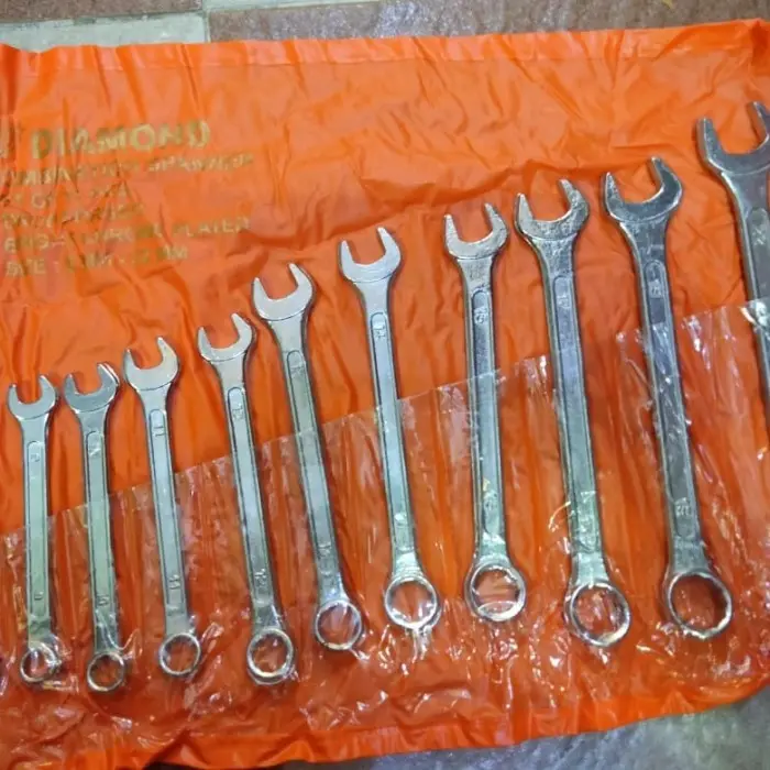 DIAMOND (DROP FORGED) kunci RING PAS SET 11PCS 8-22mm (KUALITAS SESUAI HARGA) 1