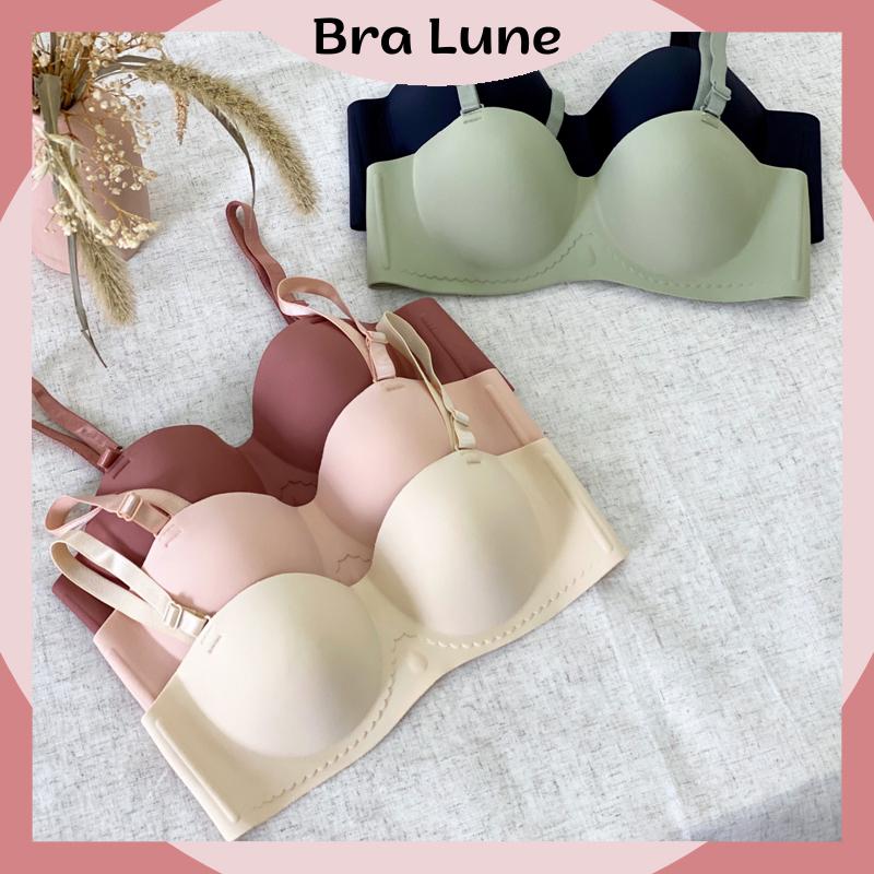 Set 3 áo lót nữ đúc su cúp ngang nâng ngực đệm bàn tay dày 2cm mã 17 Bra Áo Ngực Cúp Ngực Women Cup áocon nữ ômngực