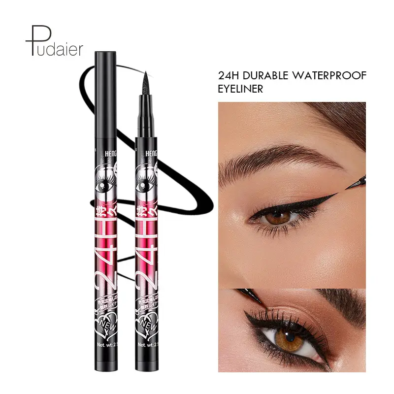 24H Waterproof Waterproof Eyeliner Black Waterproof Smudgeproof Eyeliner