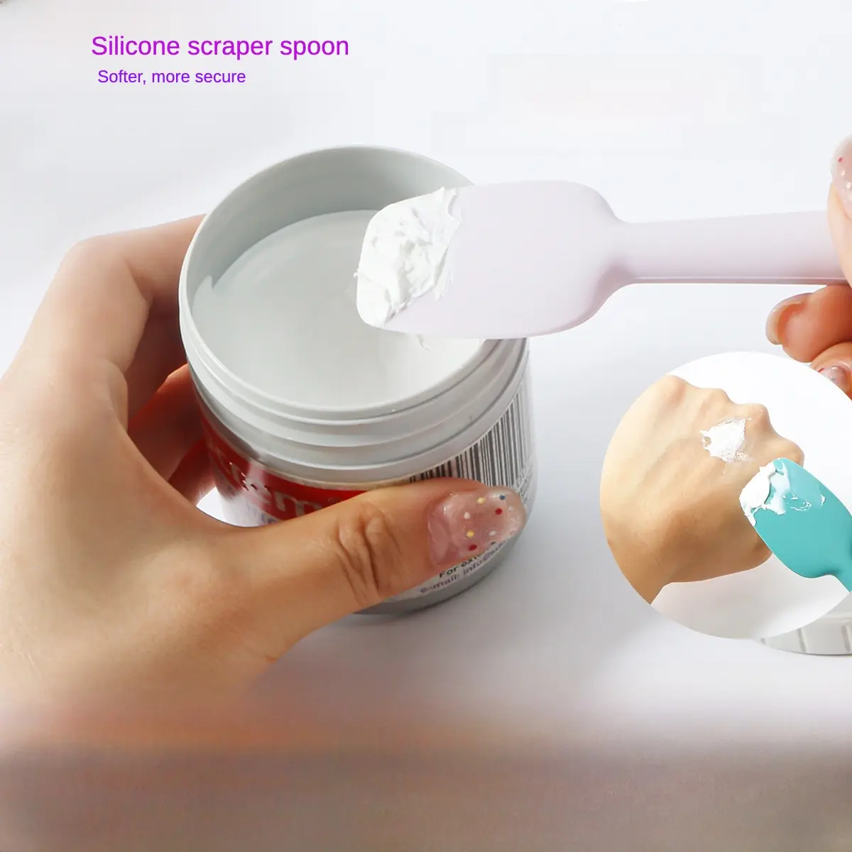 Dụng Cụ Nạo Silicon Mềm, Thìa, Có Kem Cho Em Bé Để Chăm Sóc Em Bé, Tính Năng Cốc Hút, Bán Chạy Nhất