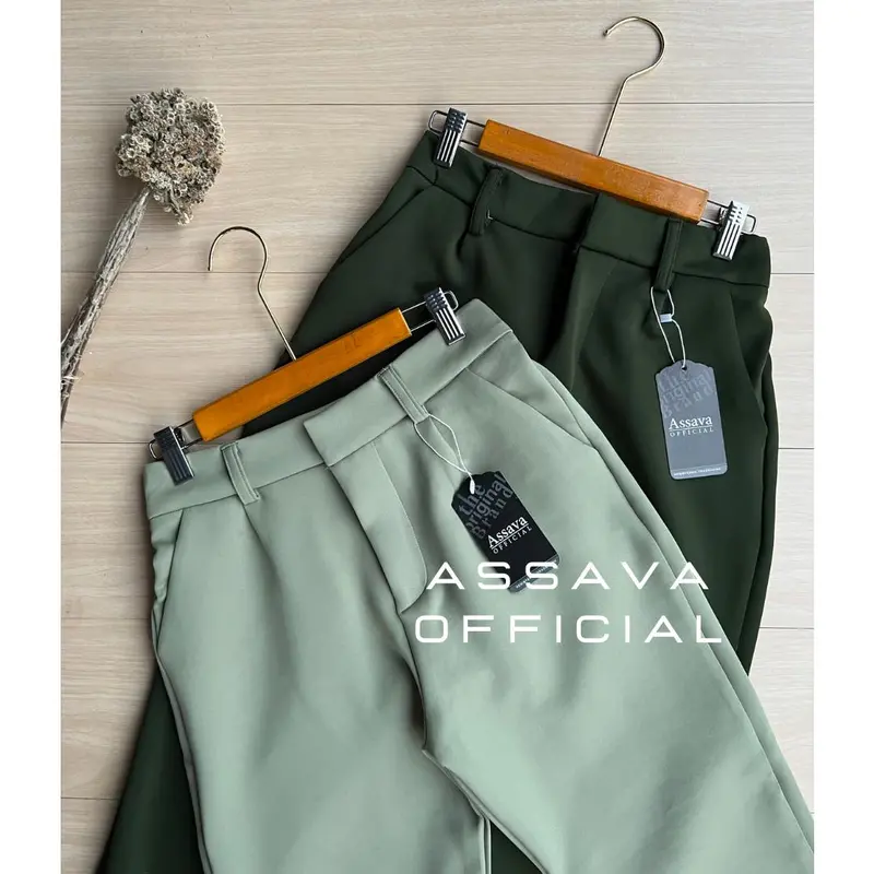 Celana Wanita Kekinian Pensil Scuba - Scuba Pants Premium Panjang Kulot 4