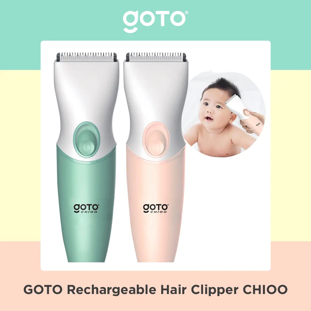 Goto [COD] Chioo Electric Hair Clipper Baby Alat Cukur Rambut Elektrik Portable Cukuran Bayi