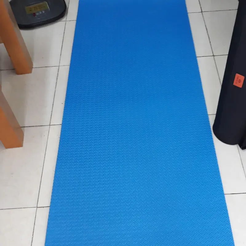 Thảm Yoga  2 mặt, đúc liền 2 lớp kt 180cm x 60cm dày 0.6cm 6
