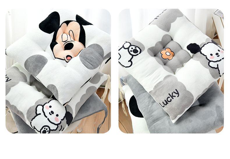 Product Introduction of 2025 [HTK 1016 People] Thickened Cartoon Milk Winter Children's Coral Fleece-lined Square Warm Super Thick Car Living Room Ins Style Home mattress  topper  expanding Minimalist Grid Cotton Comforter pillow  case bedsheet bedsheet  king  size fitted  sheet 4